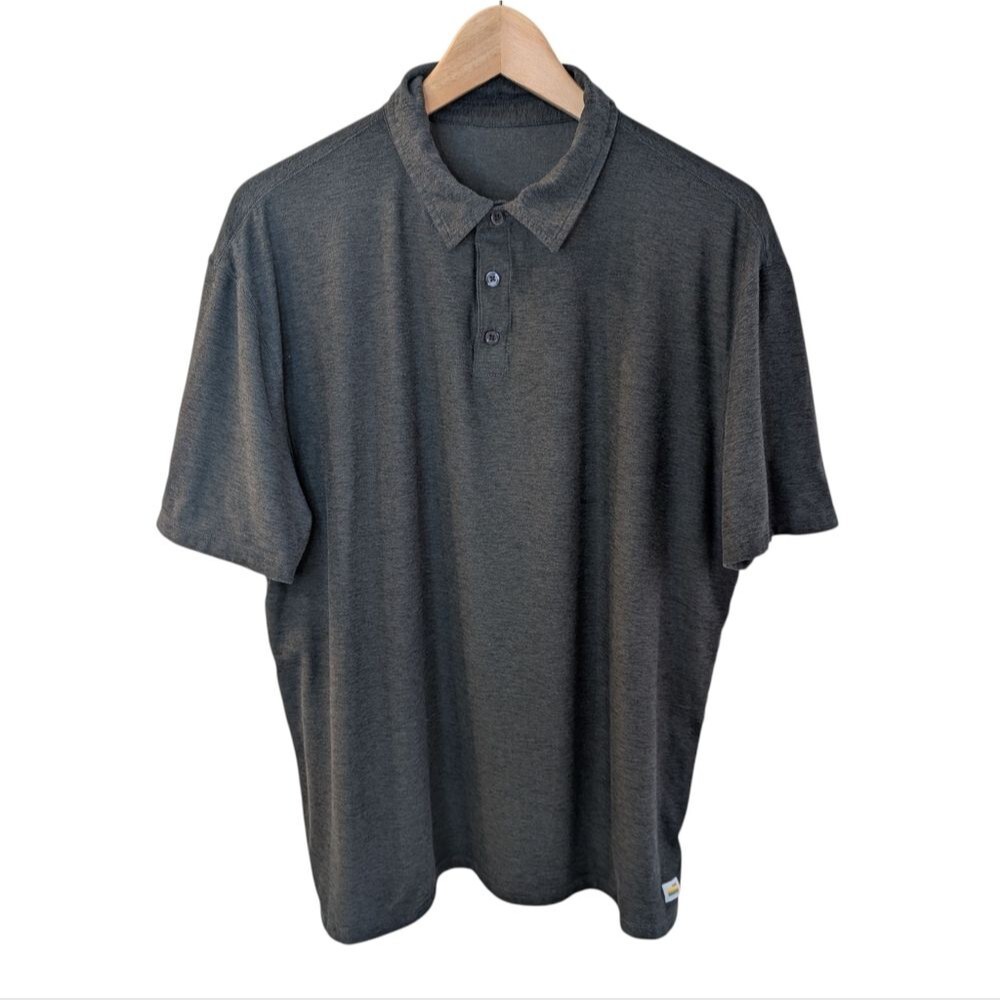 Vuori Men's Polo Shirt Charcoal Gray